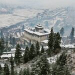 Snowfall in Bhutan